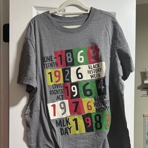 Target Gray Graphic Short Sleeve Tee